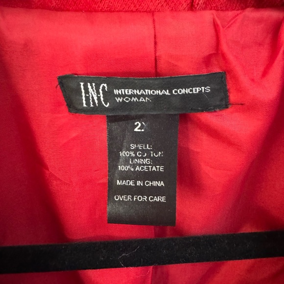 INC Red Jacket - Picture 2 of 4
